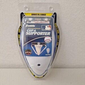 New Sealed Franklin Jock Athletic Supporter Jockstrap Hard Cup MLB X-Large XL